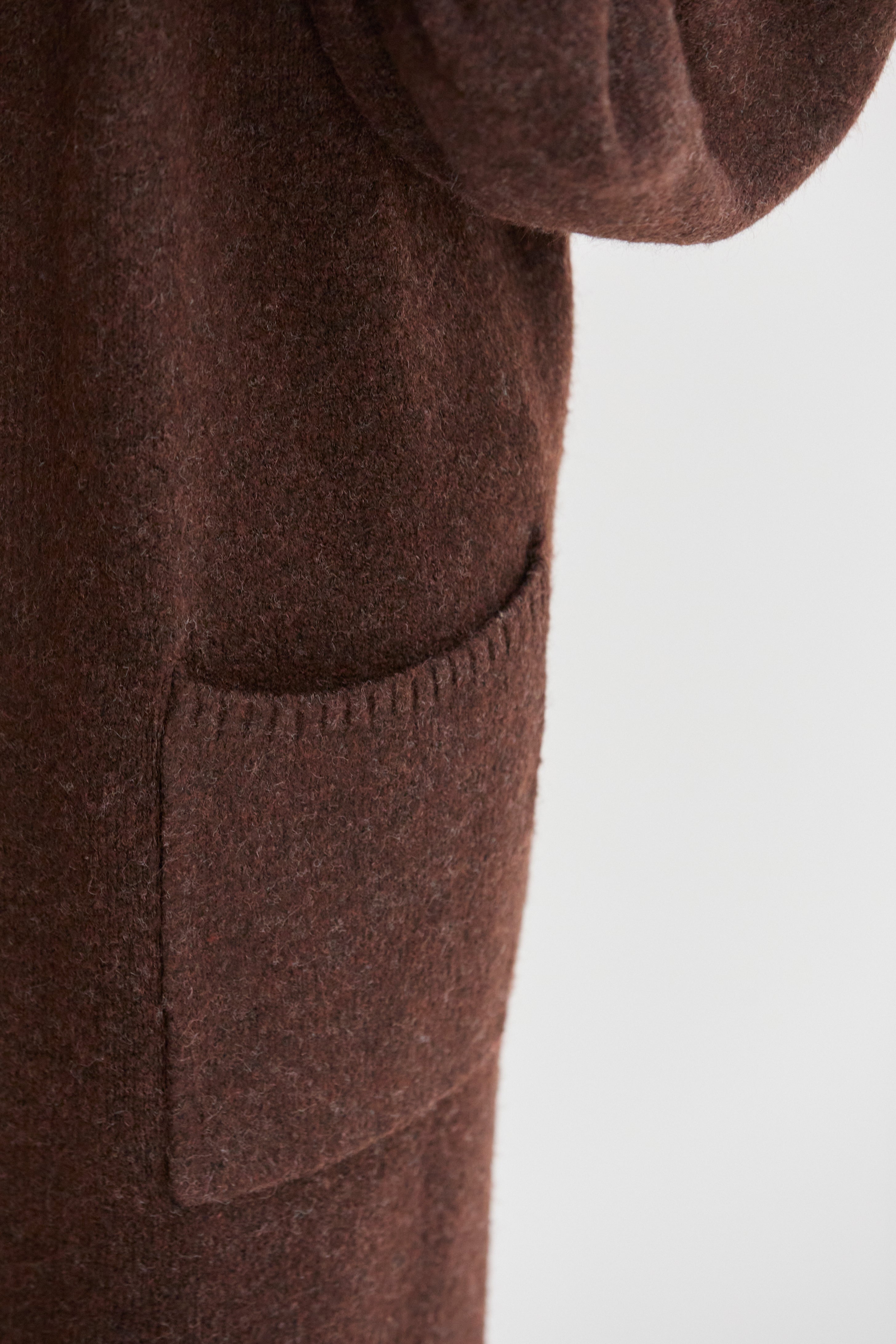 Balloon Sleeve Longline Cardigan