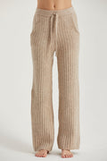 Ribbed Sweater Flare Lounge Pants