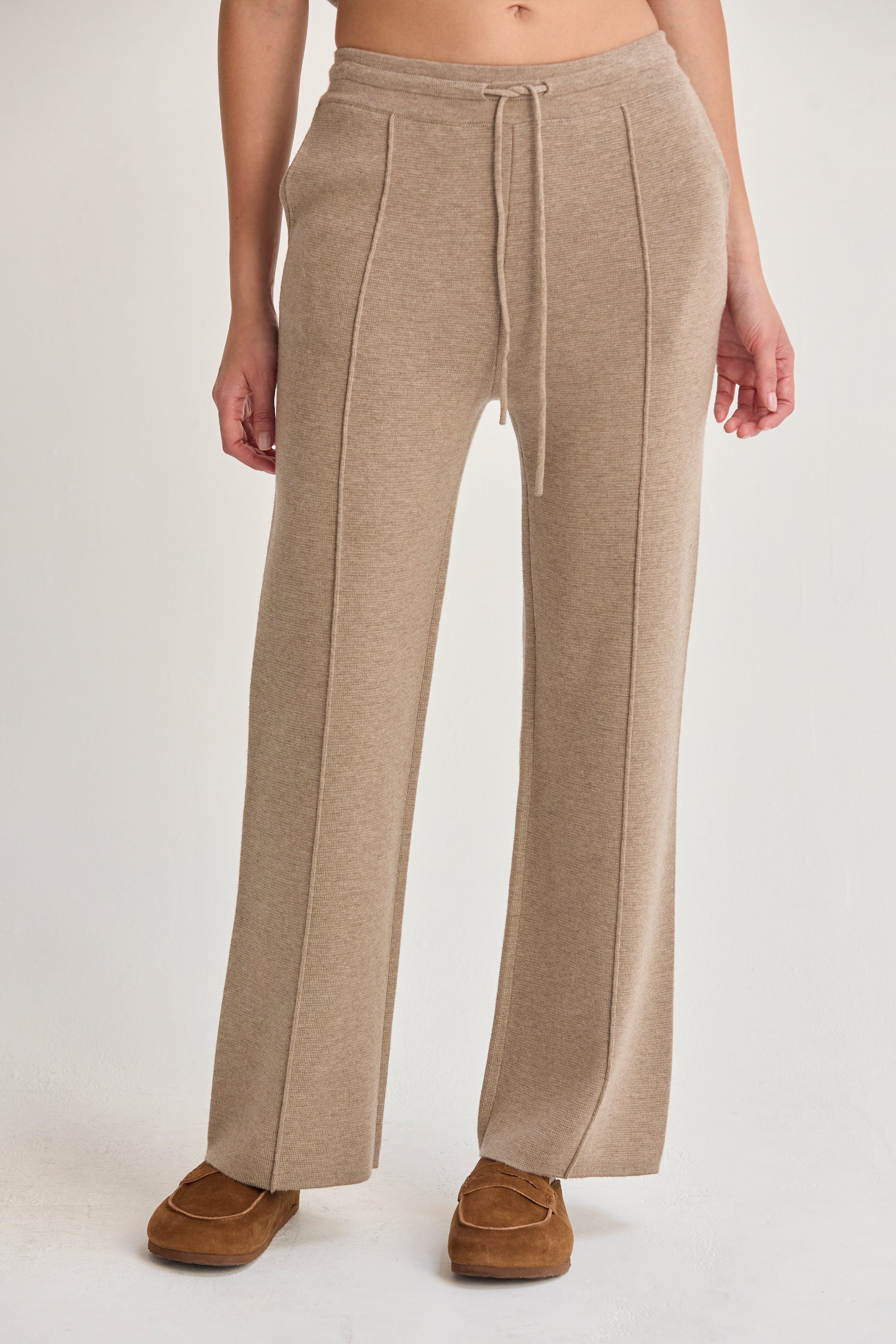 Lounge Sweater Knit Flare Pants