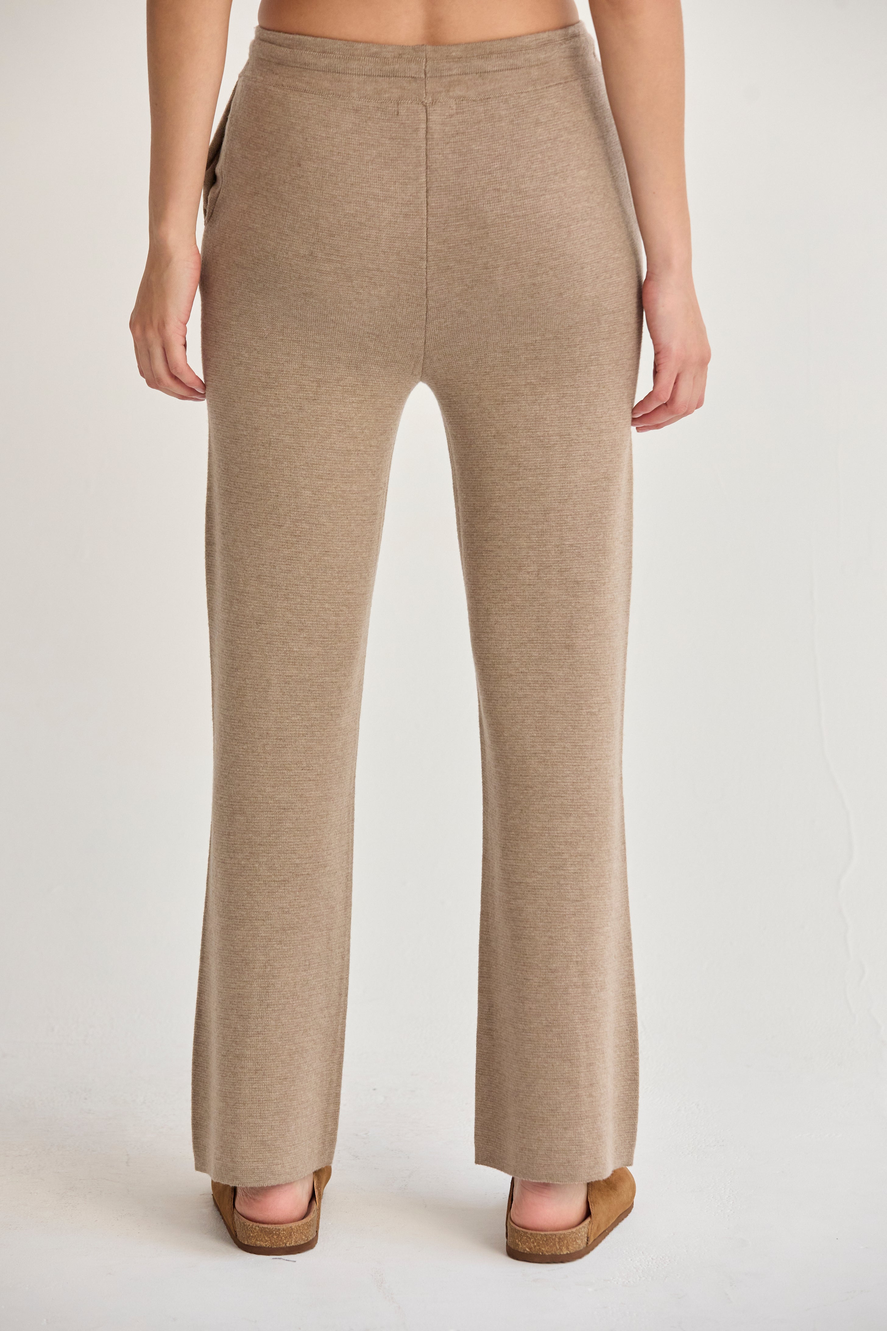 Lounge Sweater Knit Flare Pants