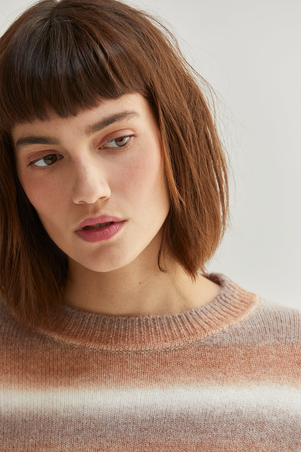 Ombre Crew Neck Sweater