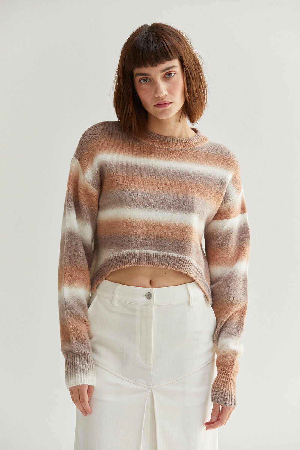Ombre Crew Neck Sweater