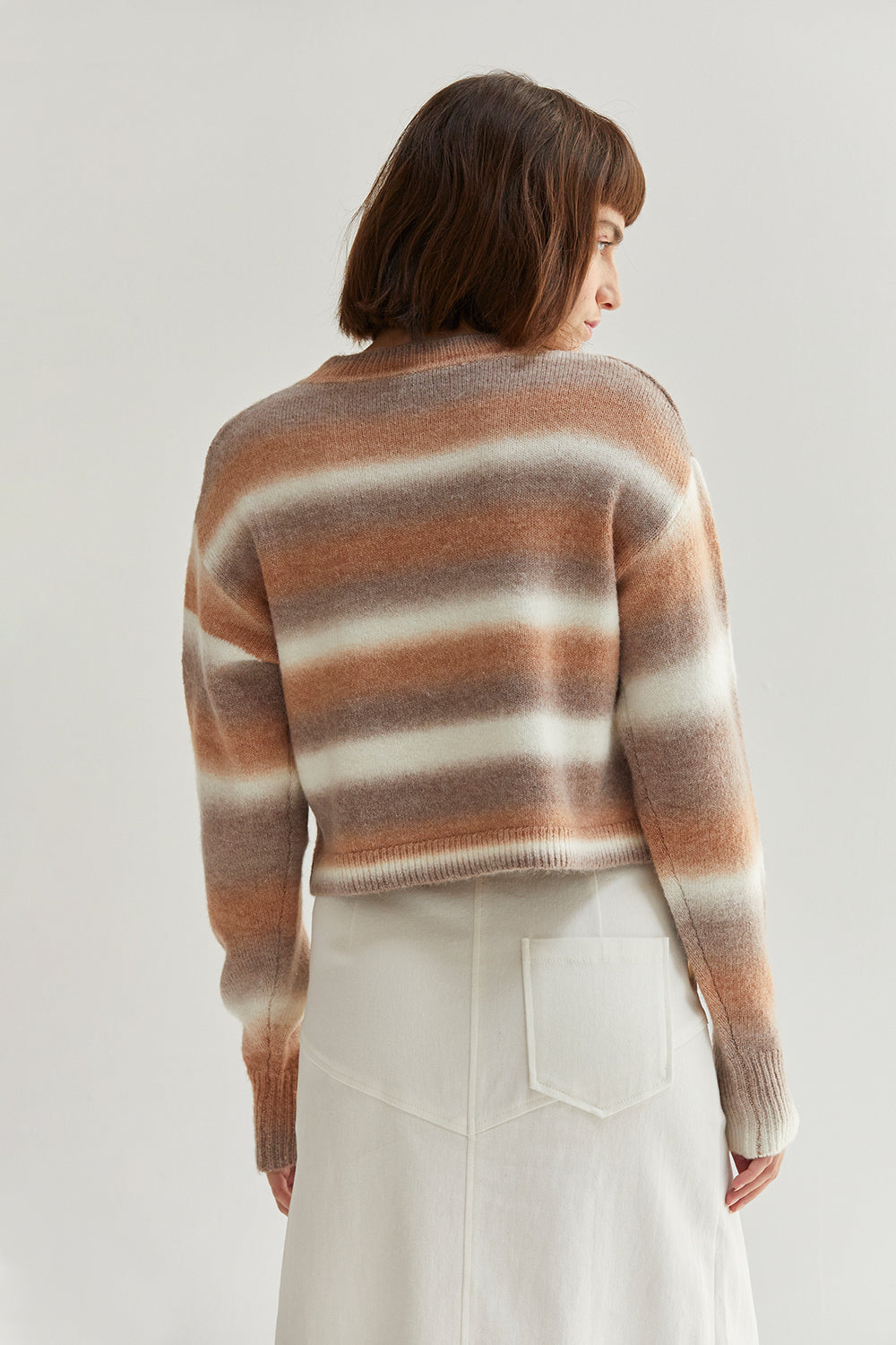 Ombre Crew Neck Sweater