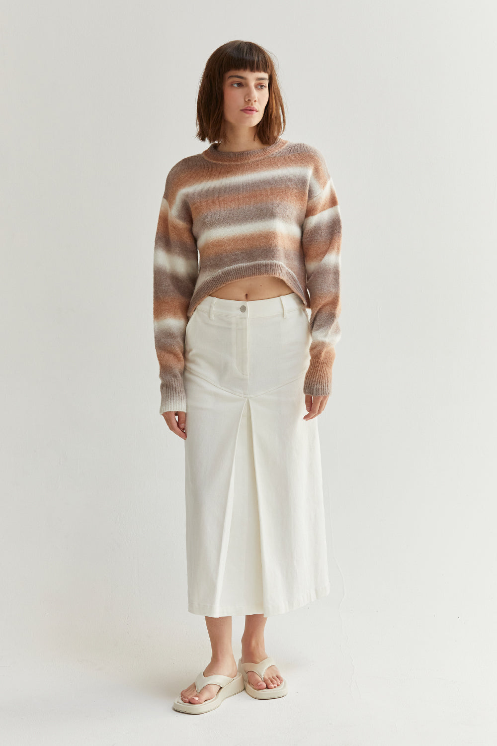 Ombre Crew Neck Sweater
