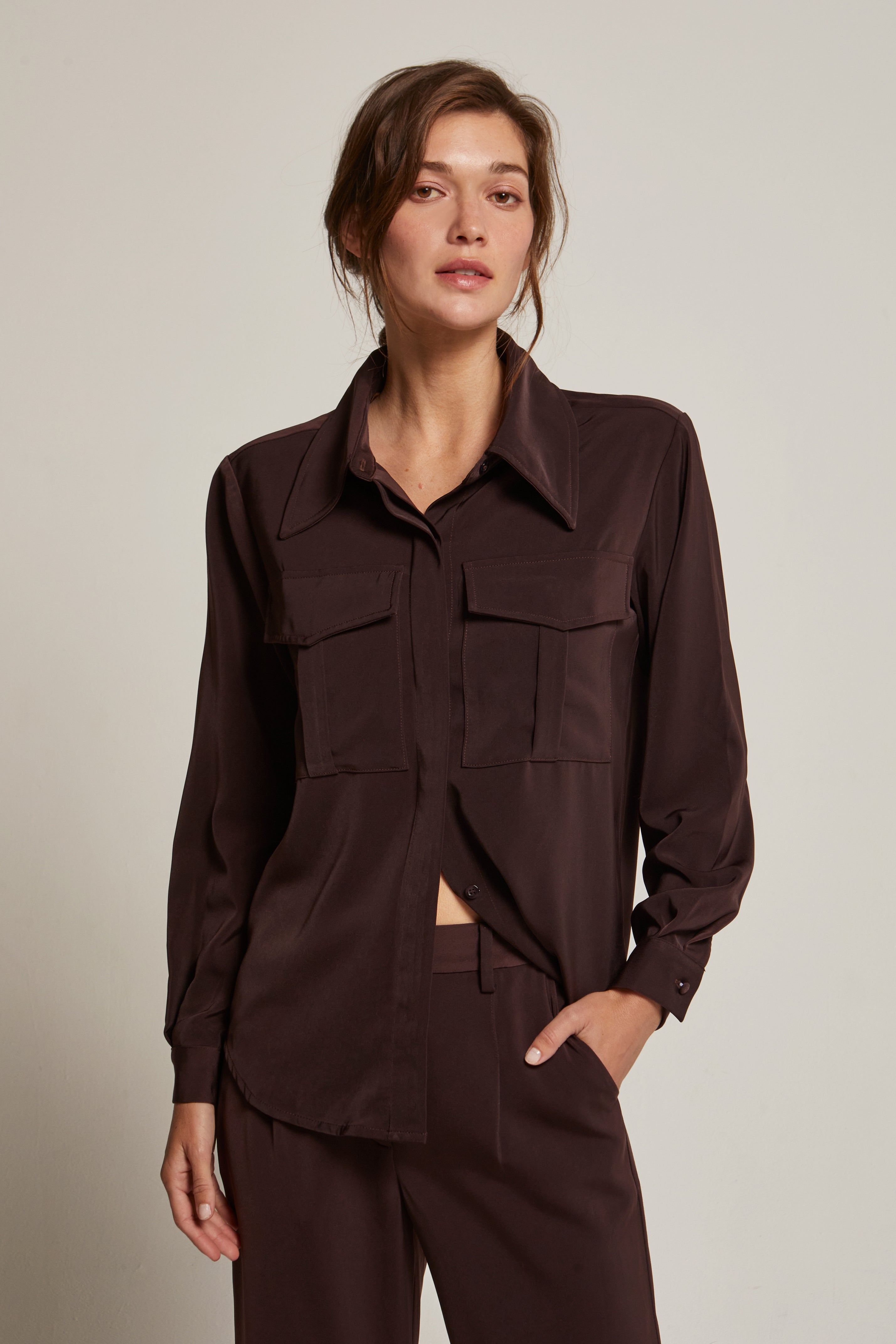 Cargo Button Up Shirt