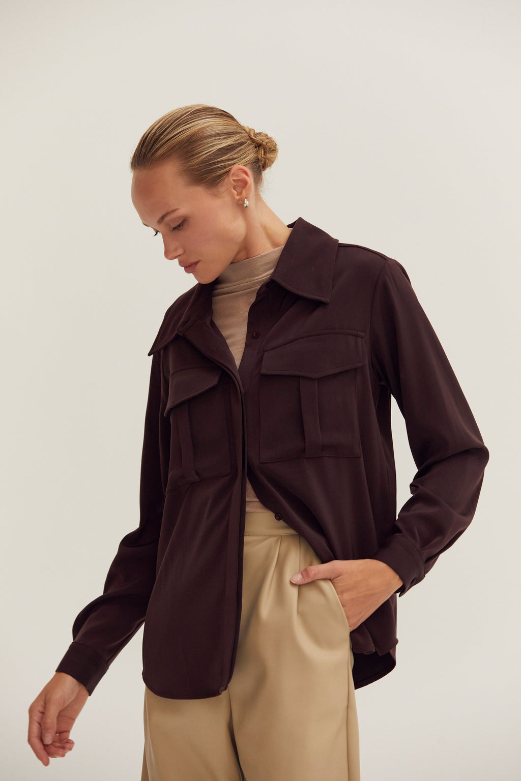 Cargo Button Up Shirt