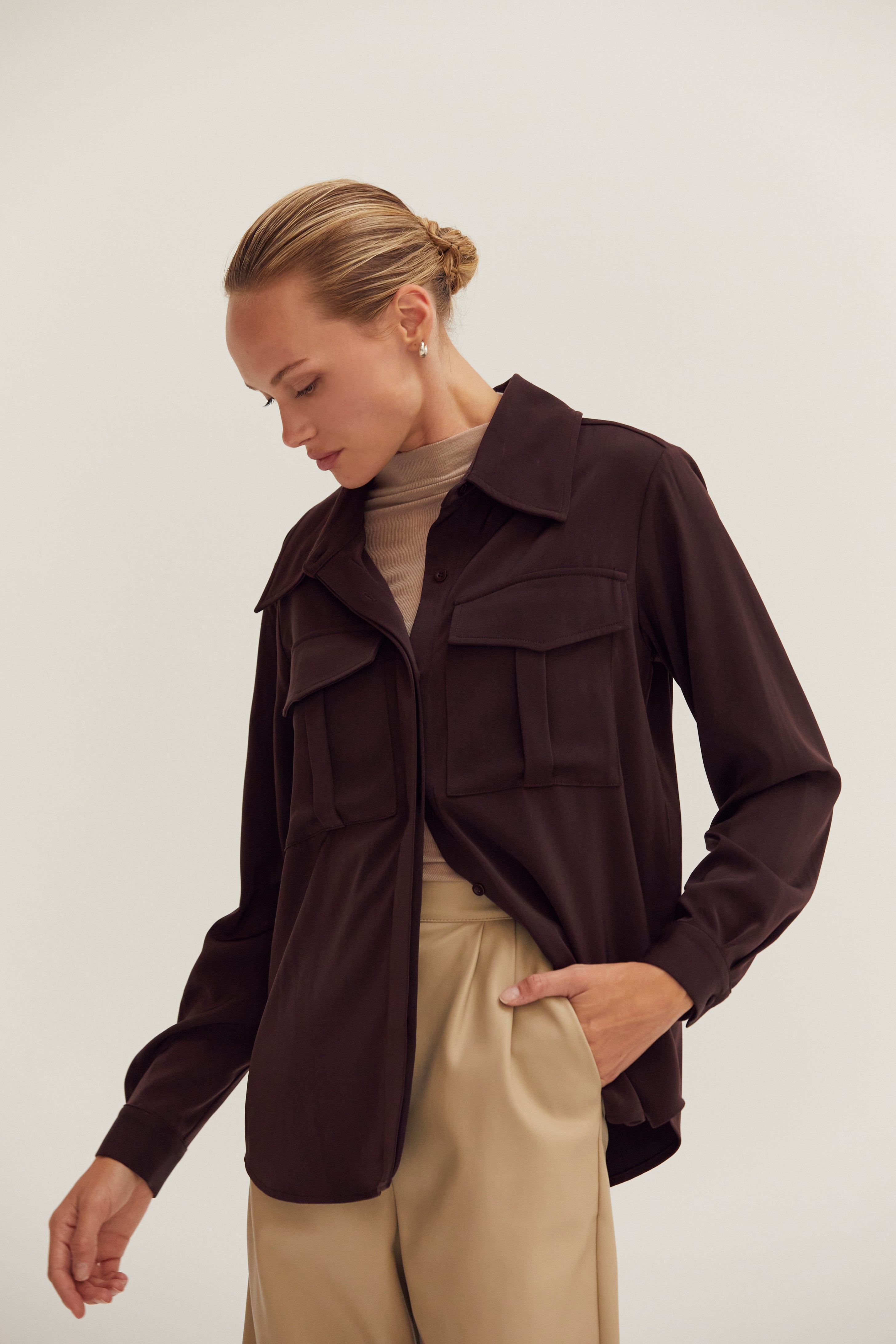 Cargo Button Up Shirt