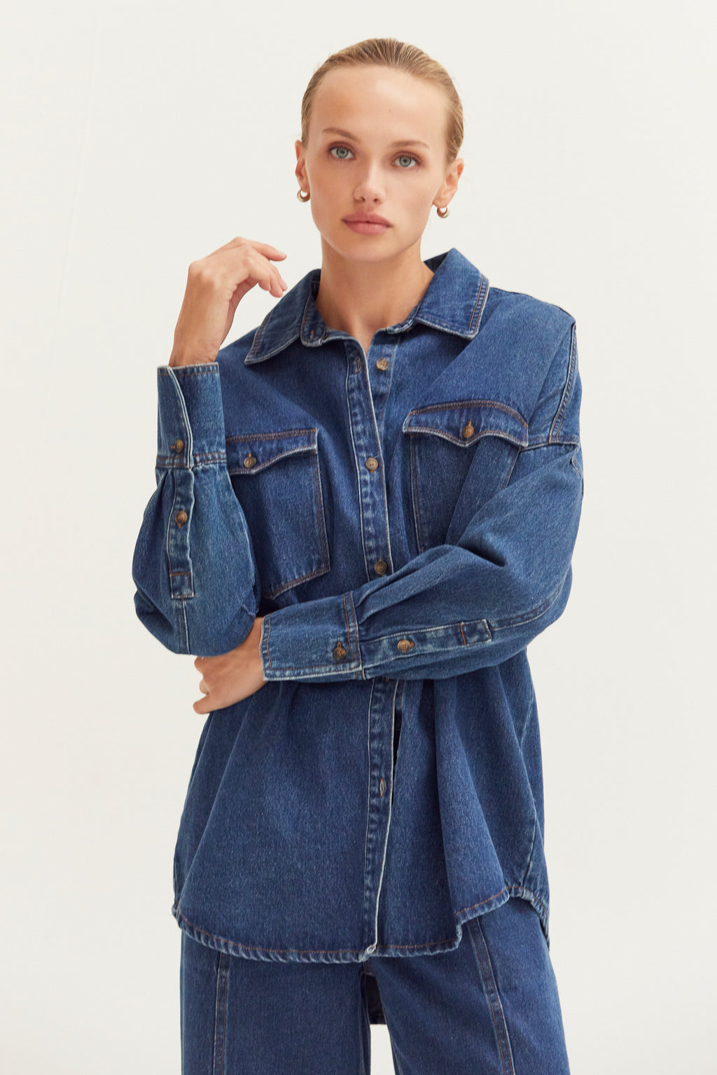 Denim Button Up Shirt