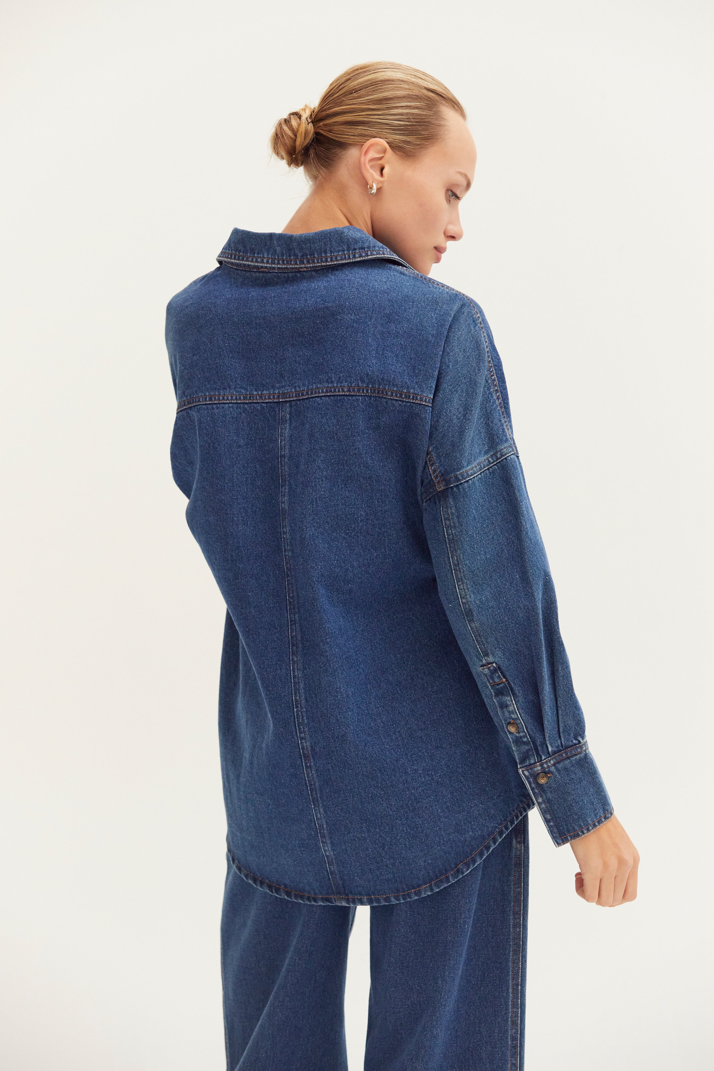 Denim Button Up Shirt