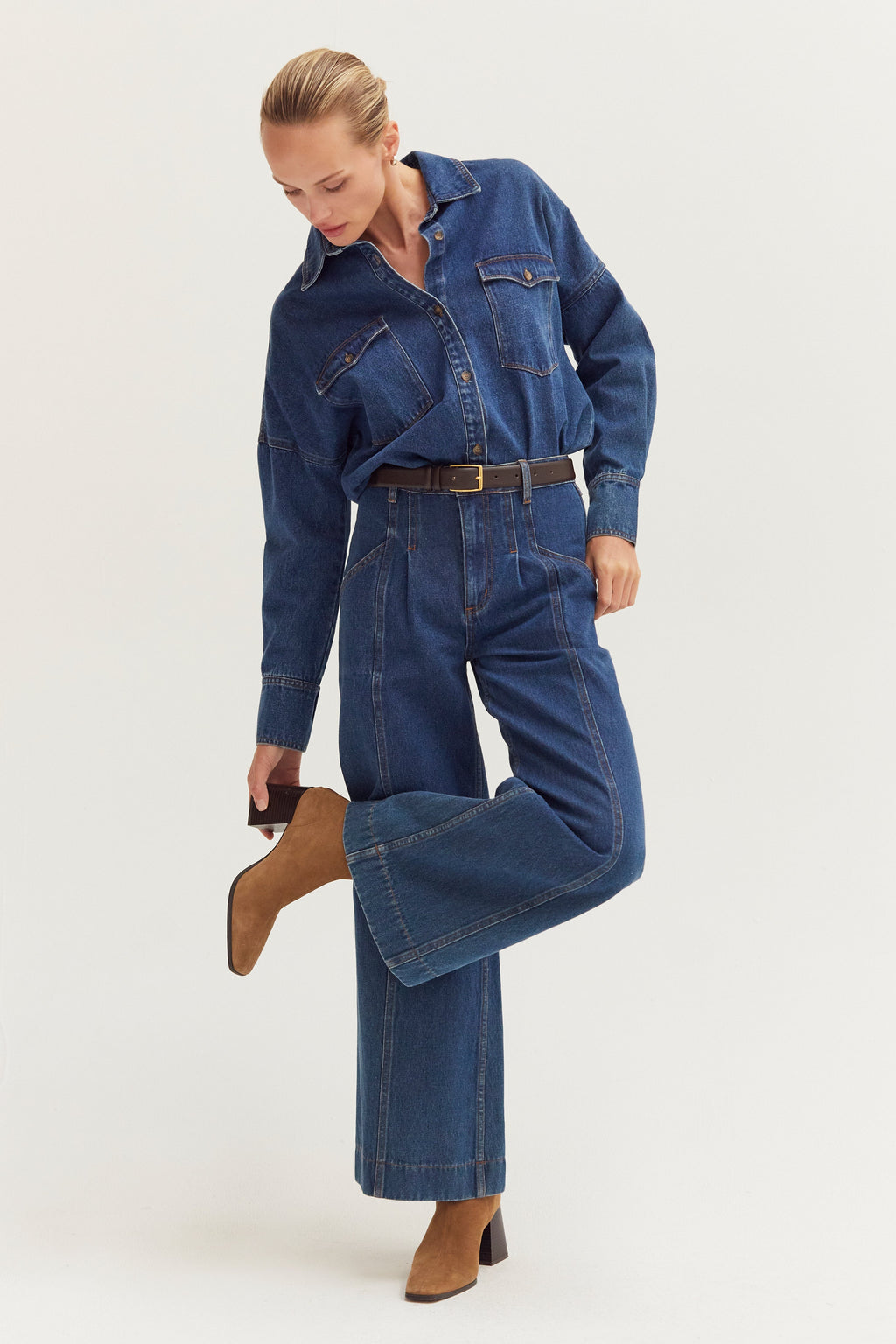 Denim Button Up Shirt