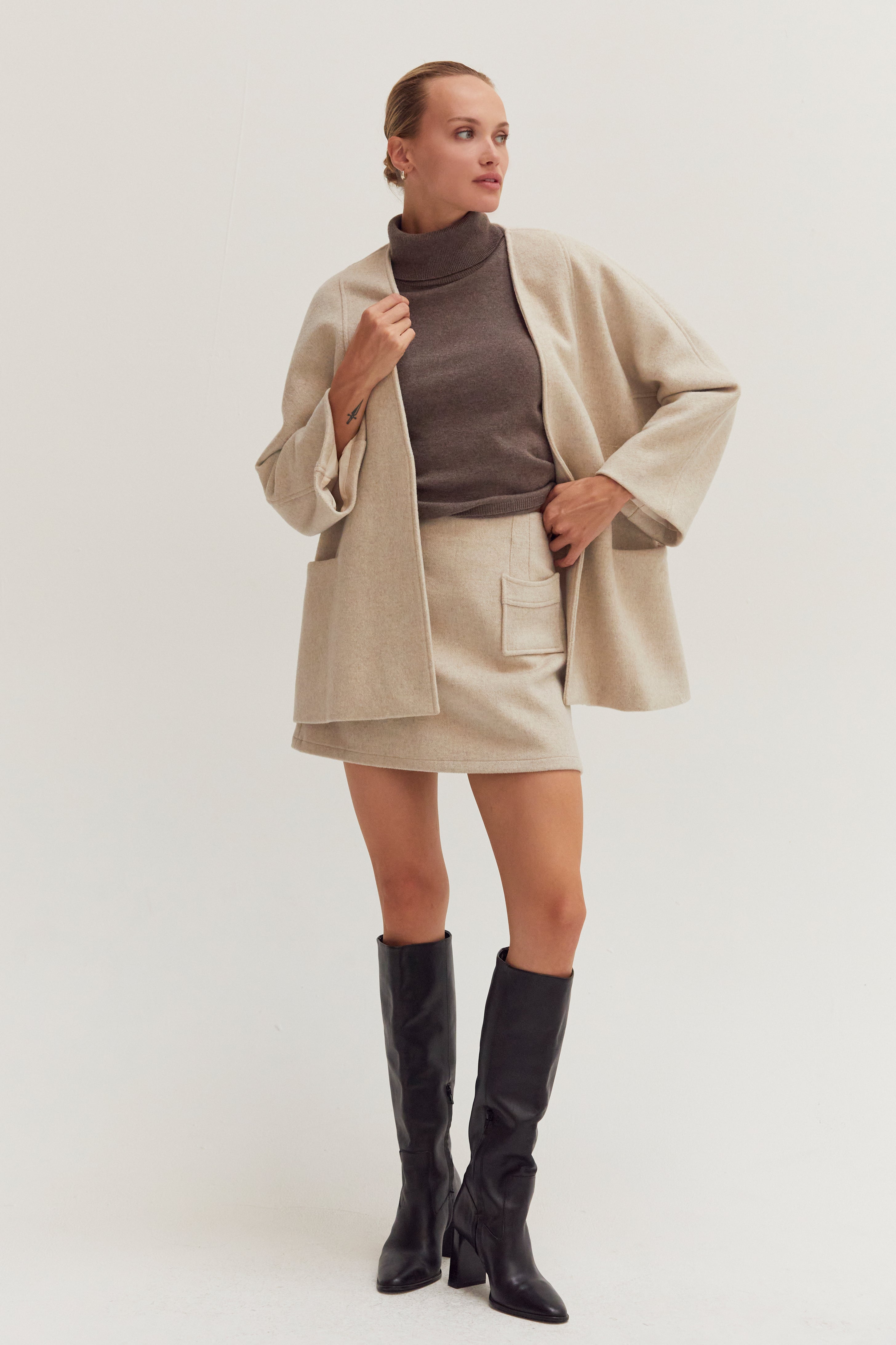Turtleneck Sweater Top