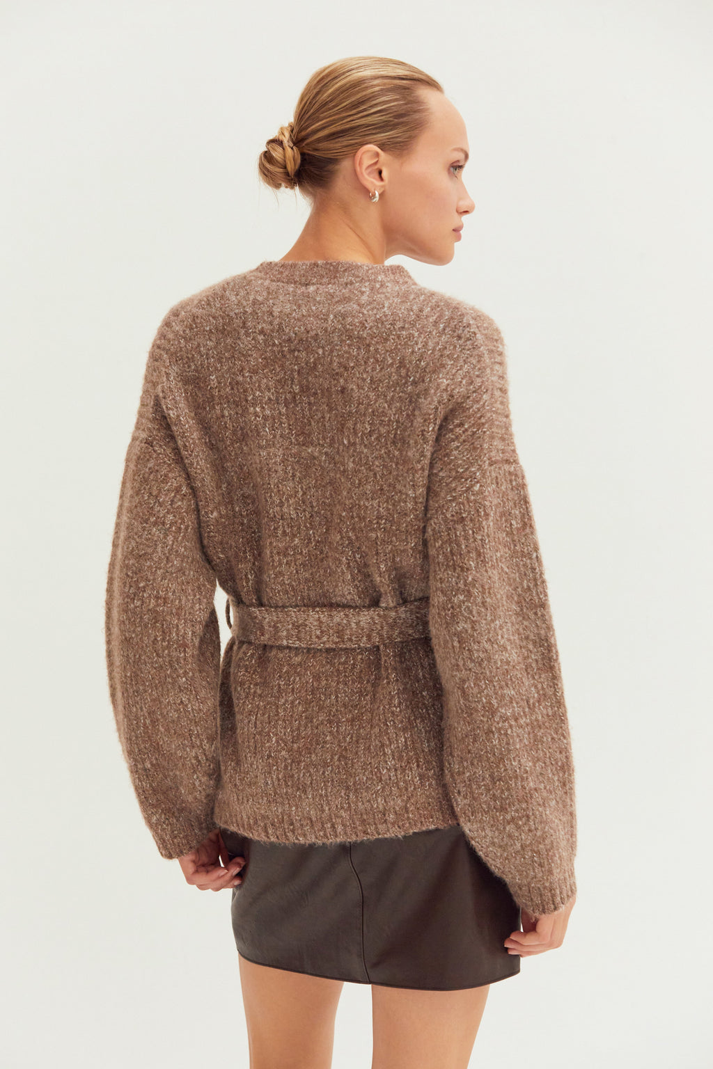 Belted Tunic Sweater