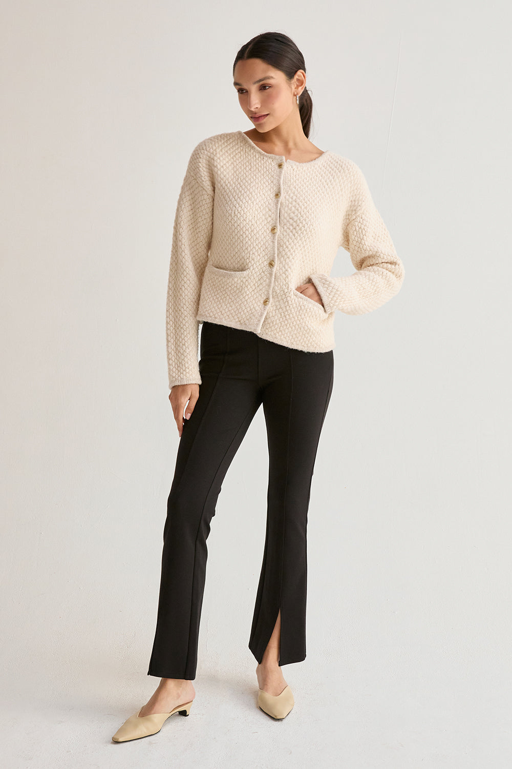 Boucle Knit Jacket